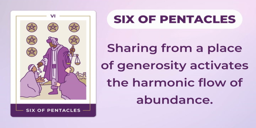 The Six of Pentacles: Exploring Feelings of Support, Generosity, and Balance