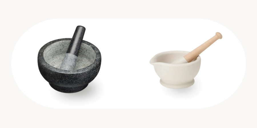 Is a Mortar and Pestle the Right Tool for Making Tea Sachets?