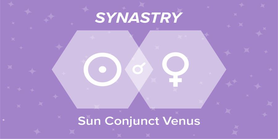 Sun Conjunct Venus in Synastry: The Spark of Harmony and Attraction